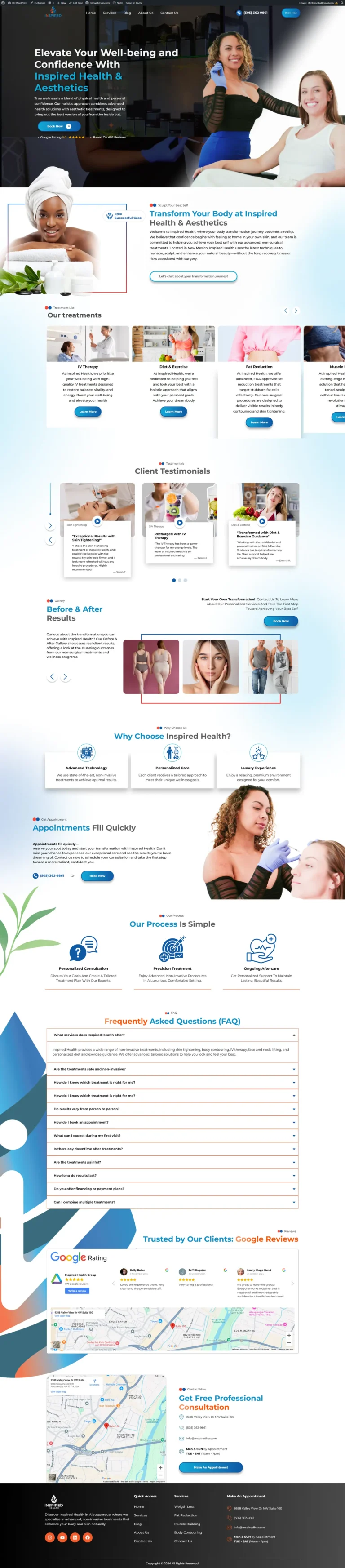 Projects - Sahab Uddin Inspired Health - inspiredha.com